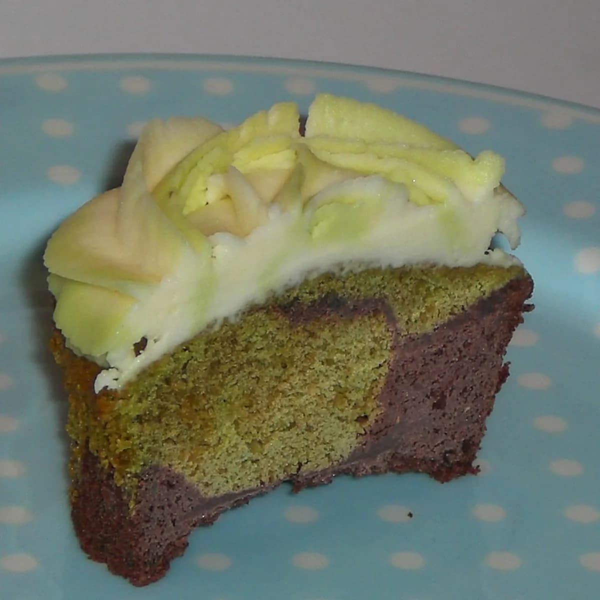 Budín marmolado en freidora de aire