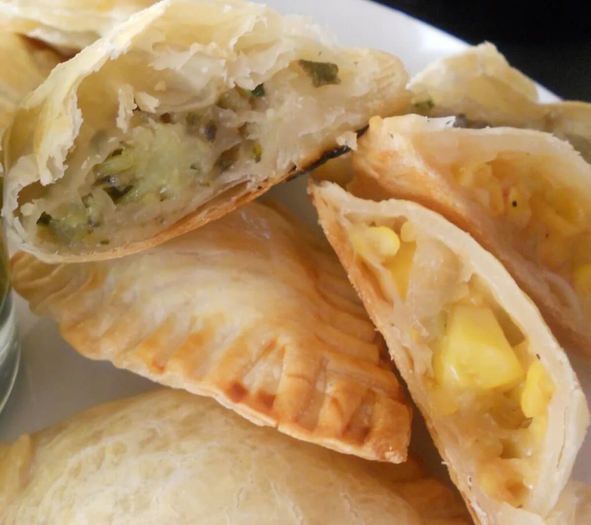 Empanadas de humita en freidora de aire