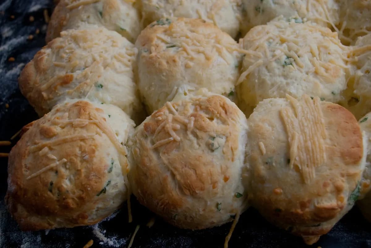 Scones de queso en freidora de aire