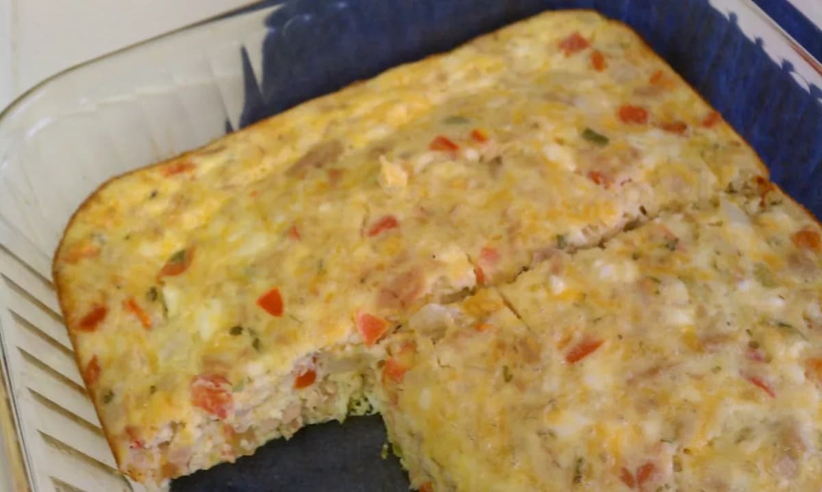 Tarta de atún en freidora de aire