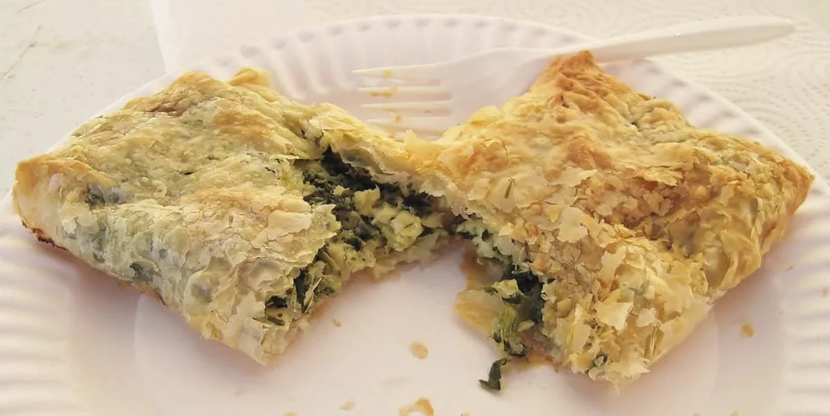 Pascualina en freidora de aire
