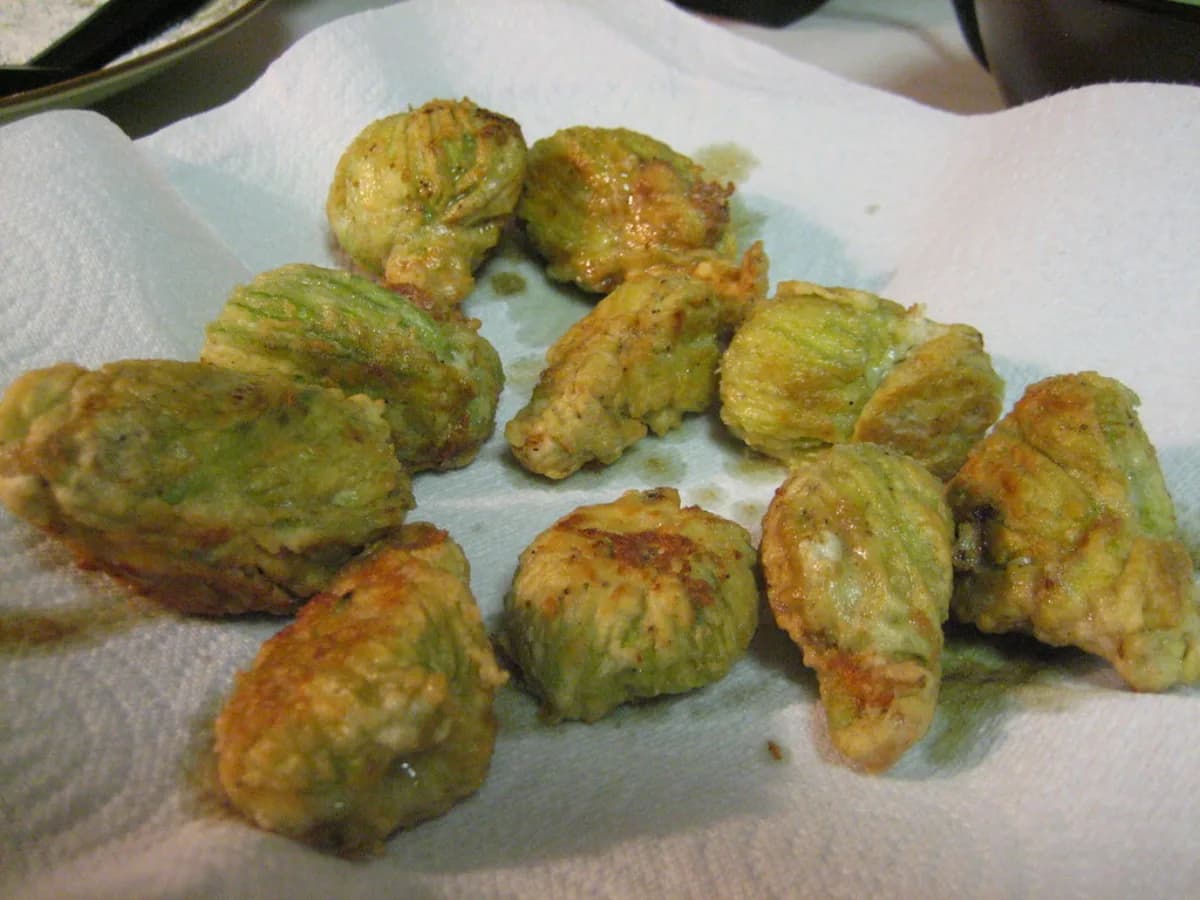 Zucchini relleno en freidora de aire